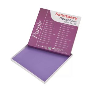 Sanctuary Powder-Free Non-Latex Purple Dental Dam (Violetinė koferdamo guma be latekso) - Image 1